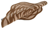 Amoeba Brown Handmade Rugrugs