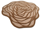 Amoeba Brown Handmade Rugrugs