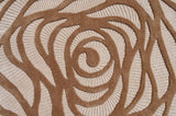 Amoeba Brown Handmade Rugrugs