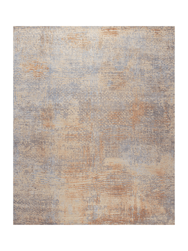 Contour Wool Viscose Handknotted Rug