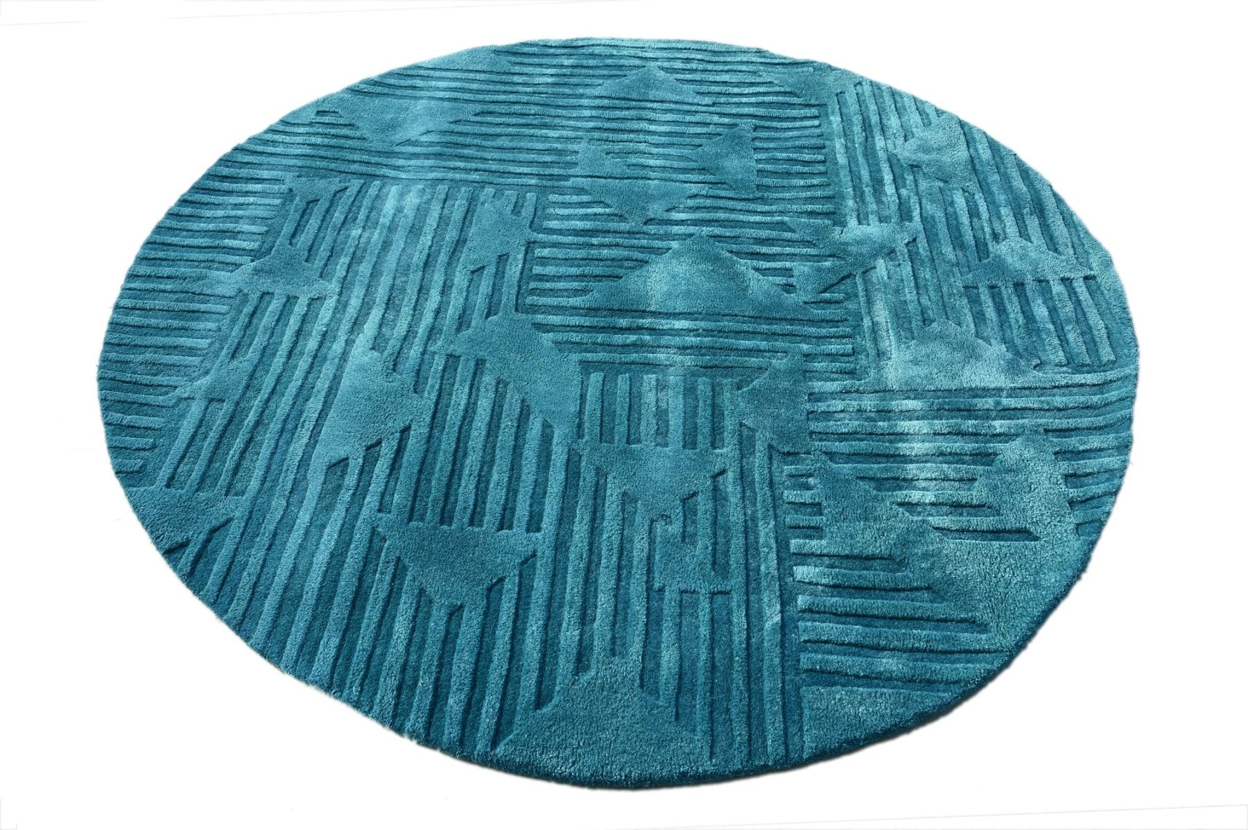 Eclipse Round 02 Handmade Rug