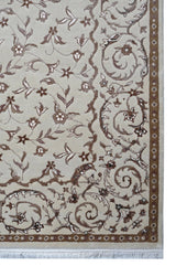 Floral Beige HandKnotted Rugrugs