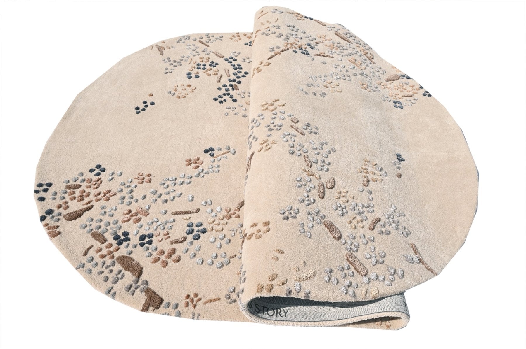 Floral Oval Handmade Rugrugs