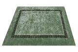 Green Modern Handmade Rugrugs