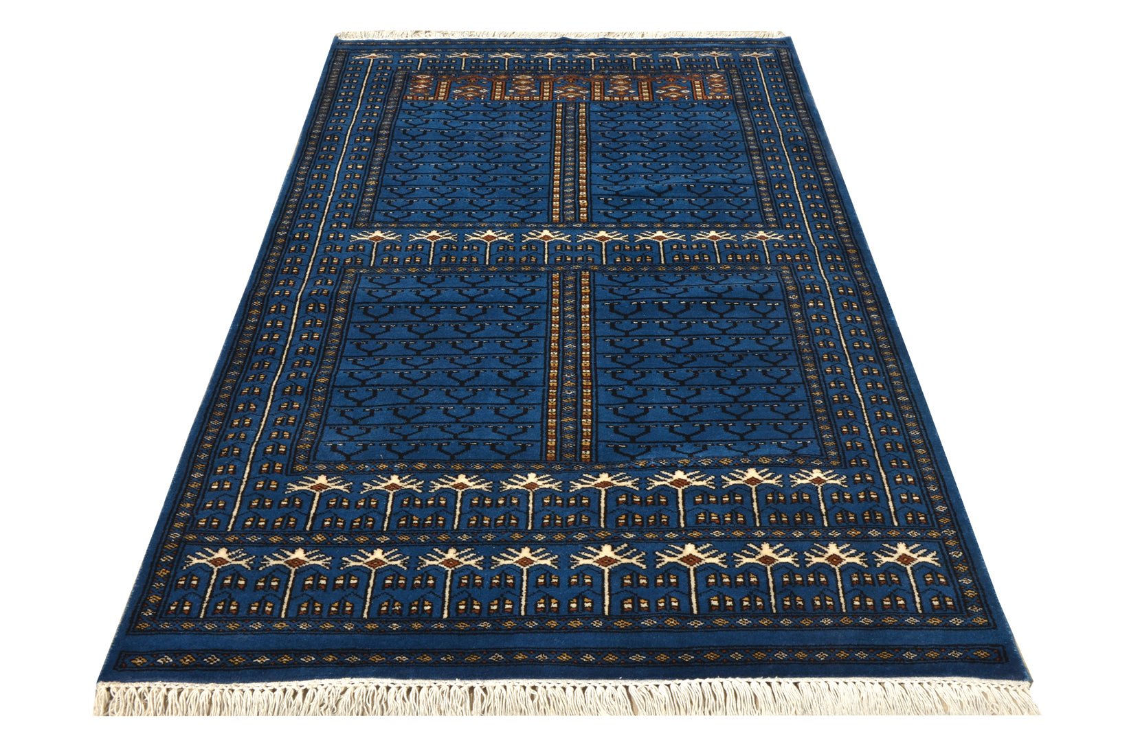 Jaali Blue Handknotted Rugrugs