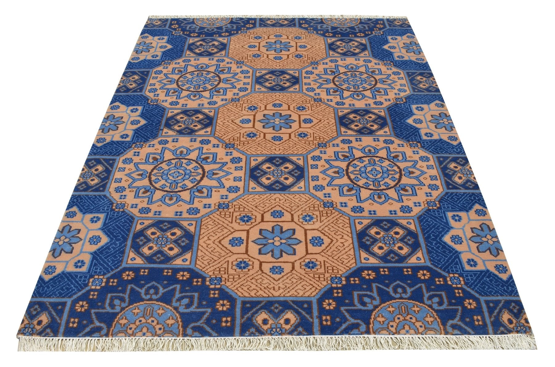 Kazak Blue Handknotted Rugrugs