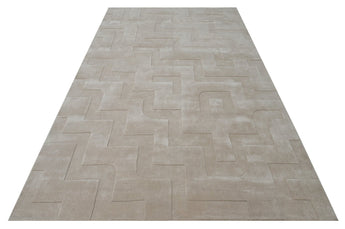 Levels Beige Handmade Rugrugs