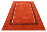 Red Modern Wool Rugrugs