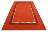 Red Modern Wool Rugrugs