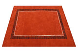 Red Modern Wool Rugrugs