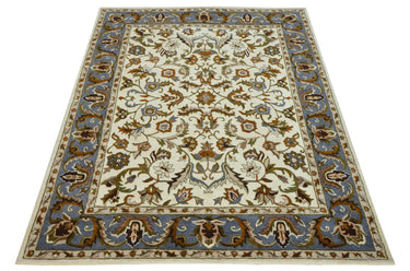 Sepideh Traditional White Handmade Rugrugs