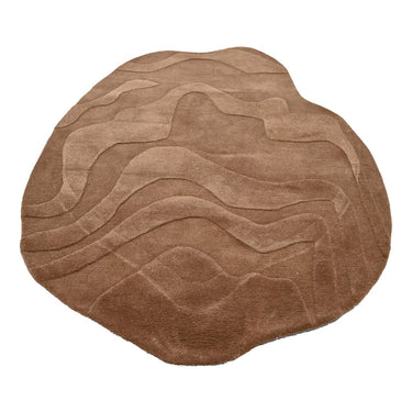 Terrain Brown Handmade Rugrugs