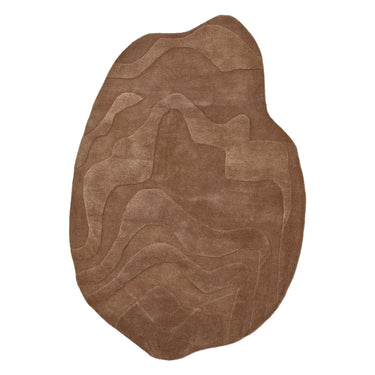 Terrain Brown Handmade Rugrugs