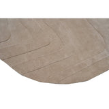 Terrain Round Beige Handmade Rugrugs