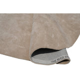 Terrain Round Beige Handmade Rugrugs