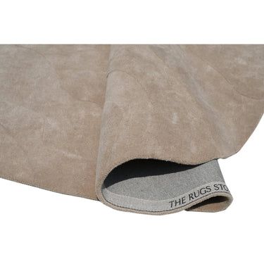 Terrain Round Beige Handmade Rugrugs