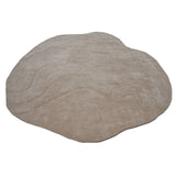 Terrain Round Beige Handmade Rugrugs