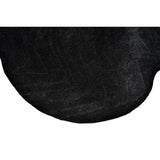 Terrain Round Black Handmade Rugrugs
