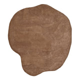 Terrain Round Brown Handmade Rugrugs