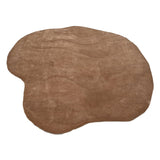 Terrain Round Brown Handmade Rugrugs