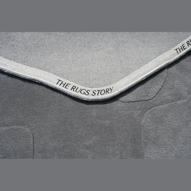 Terrain Round Grey Handmade Rugrugs