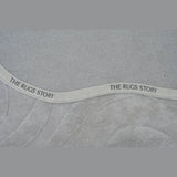 Terrain Round Light Grey Handmade Rugrugs