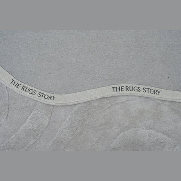 Terrain Round Light Grey Handmade Rugrugs