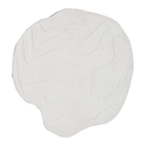 Terrain Round Natural White Handmade Rugrugs