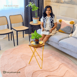 Terrain Round Pink Handmade Rugrugs