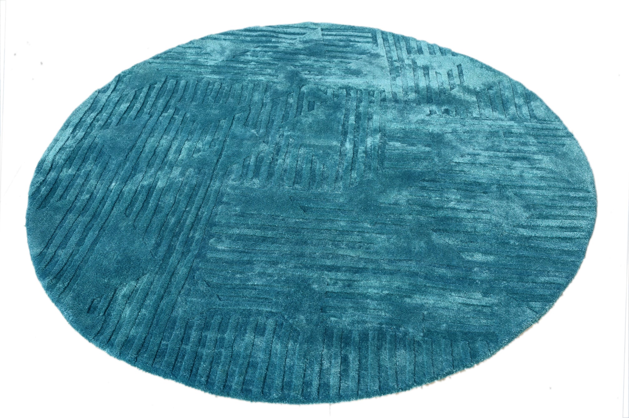 Eclipse Round 02 Handmade Rug - The Rugs Story