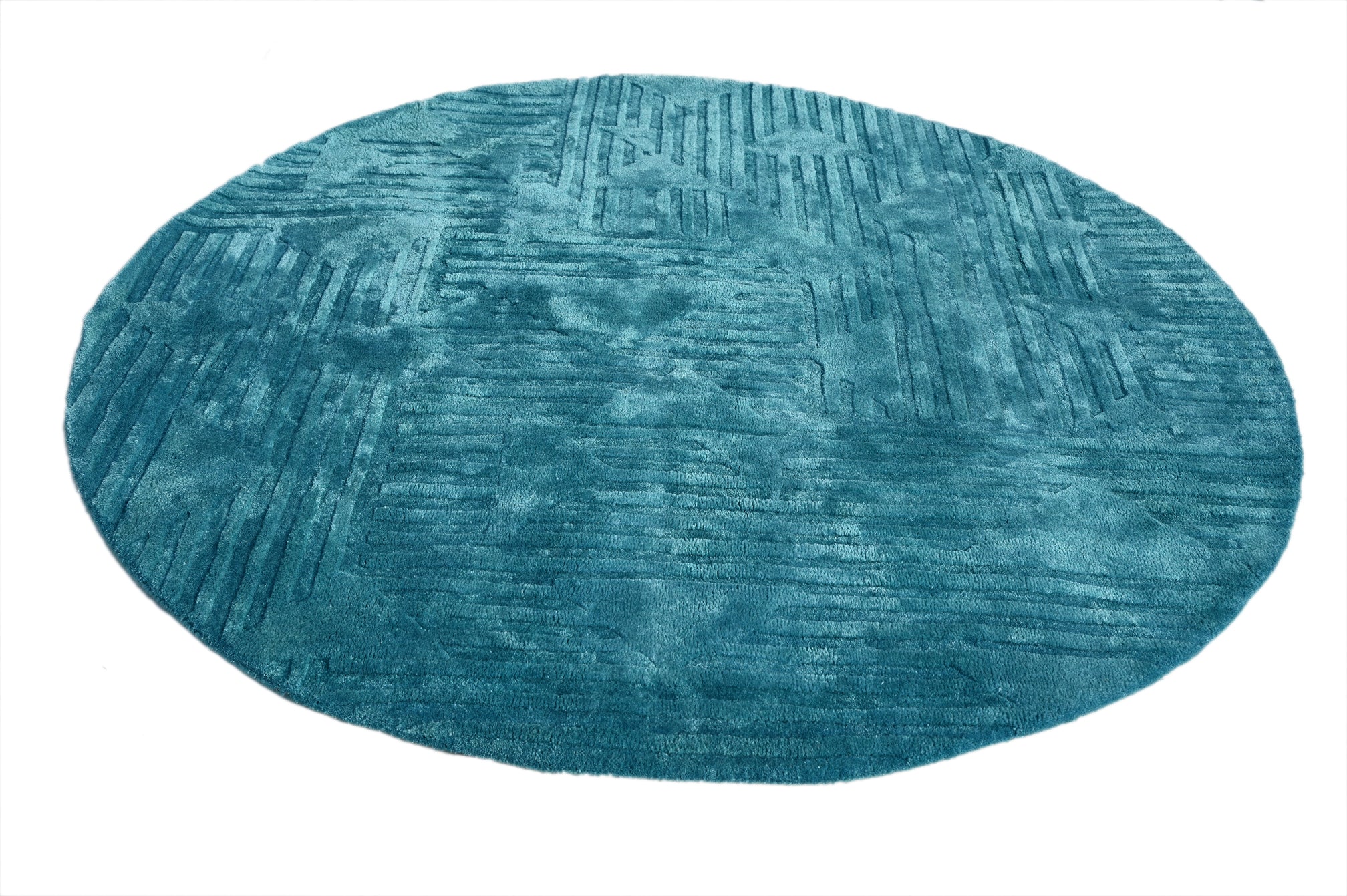 Eclipse Round 02 Handmade Rug - The Rugs Story