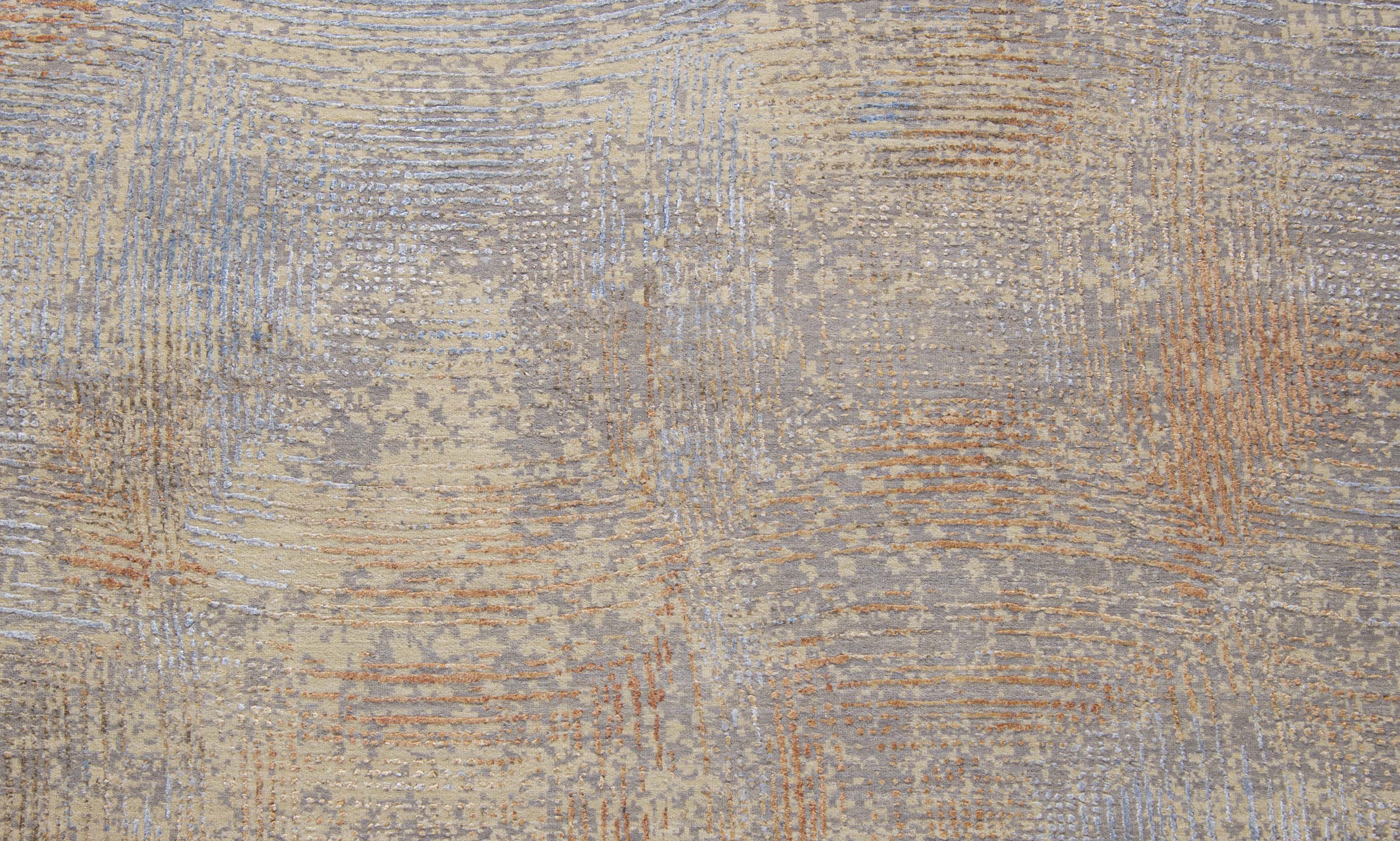 Contour Wool Viscose Handknotted Rug - The Rugs Story