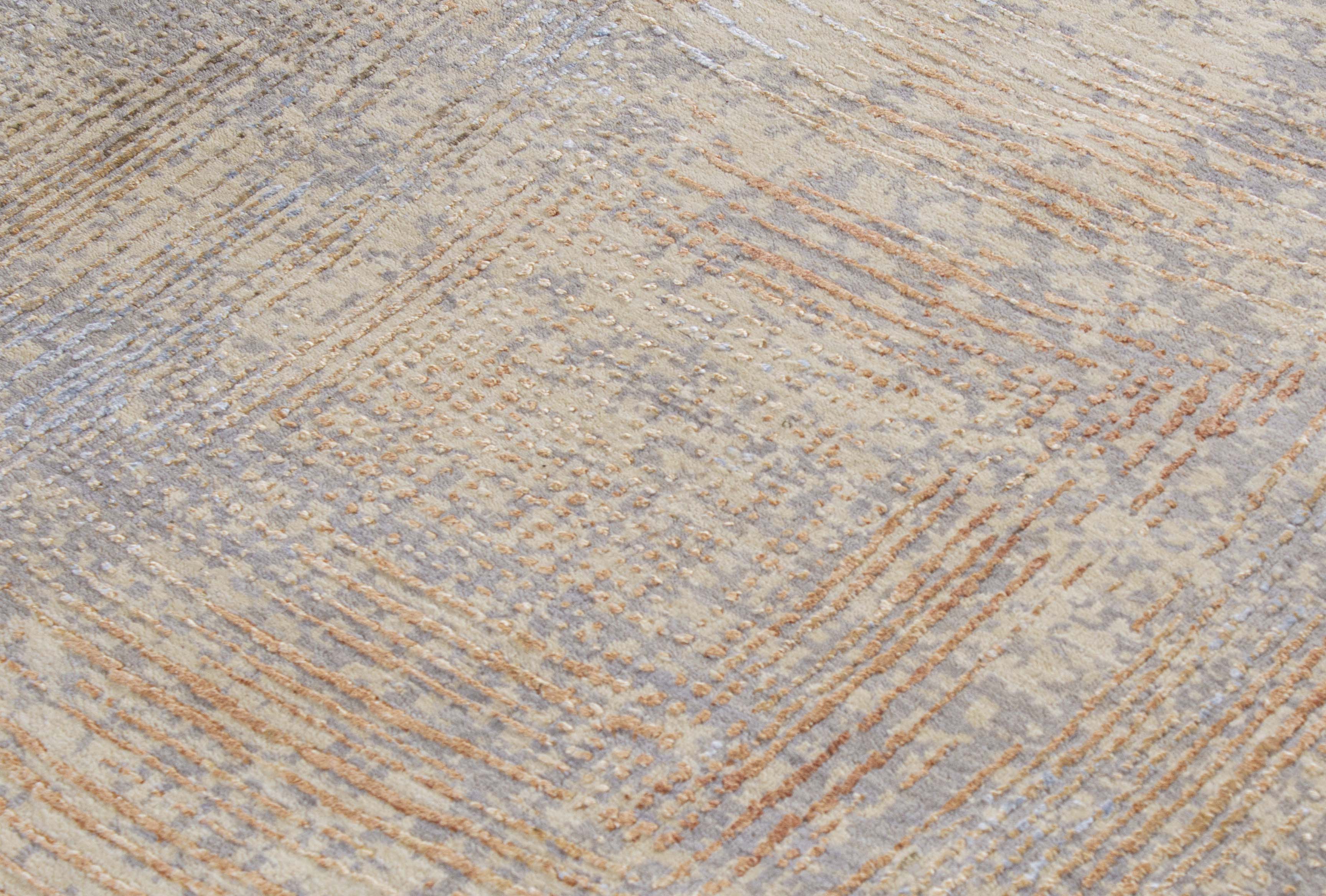 Contour Wool Viscose Handknotted Rug - The Rugs Story
