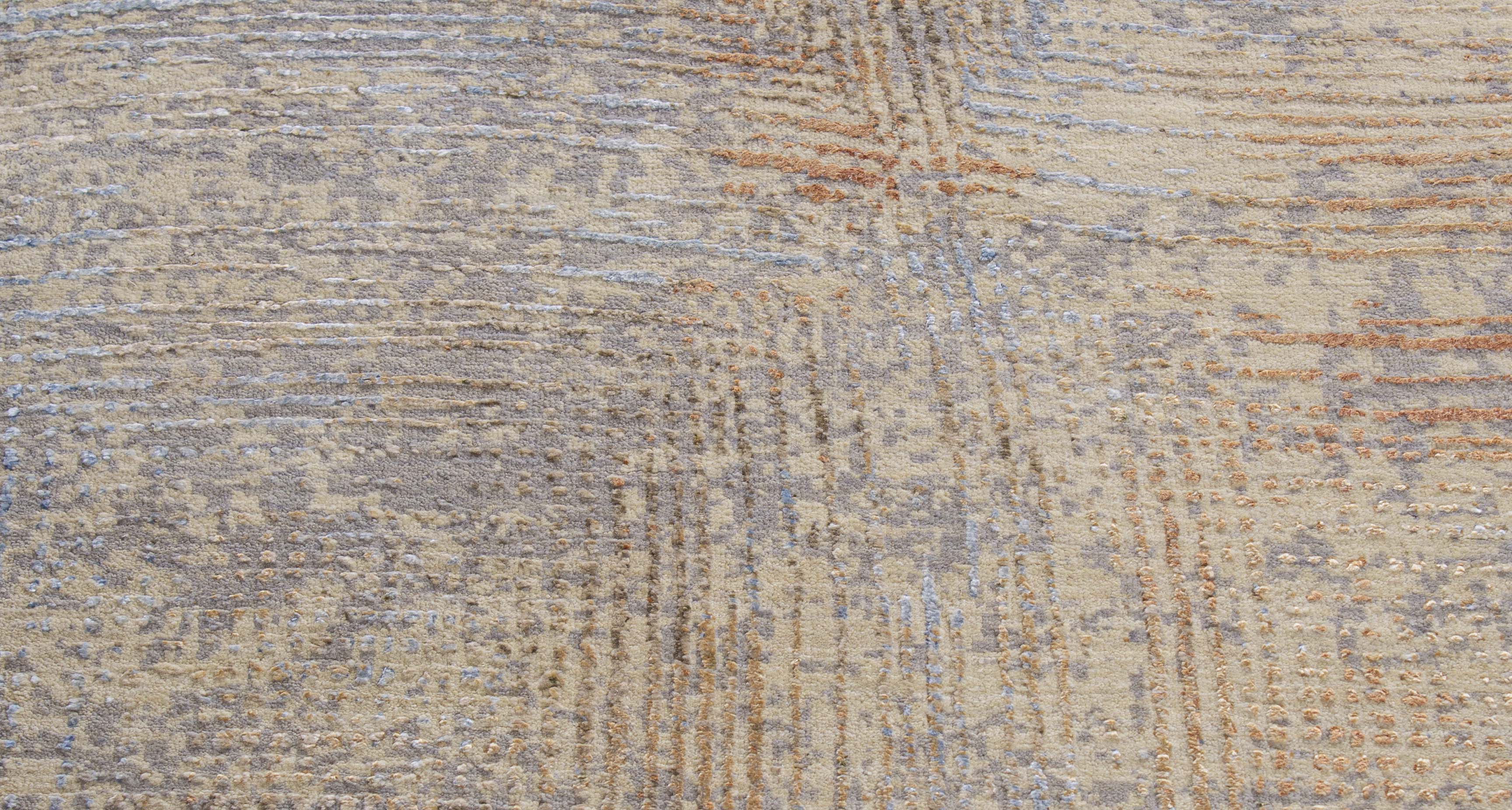 Contour Wool Viscose Handknotted Rug - The Rugs Story