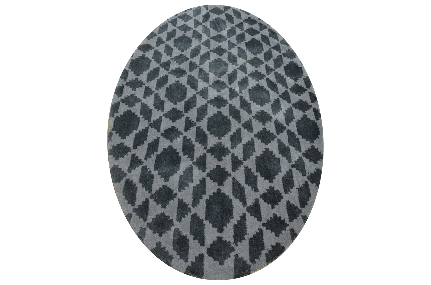 Tessellated Grey Wool Handmade Rug - The Rugs Story