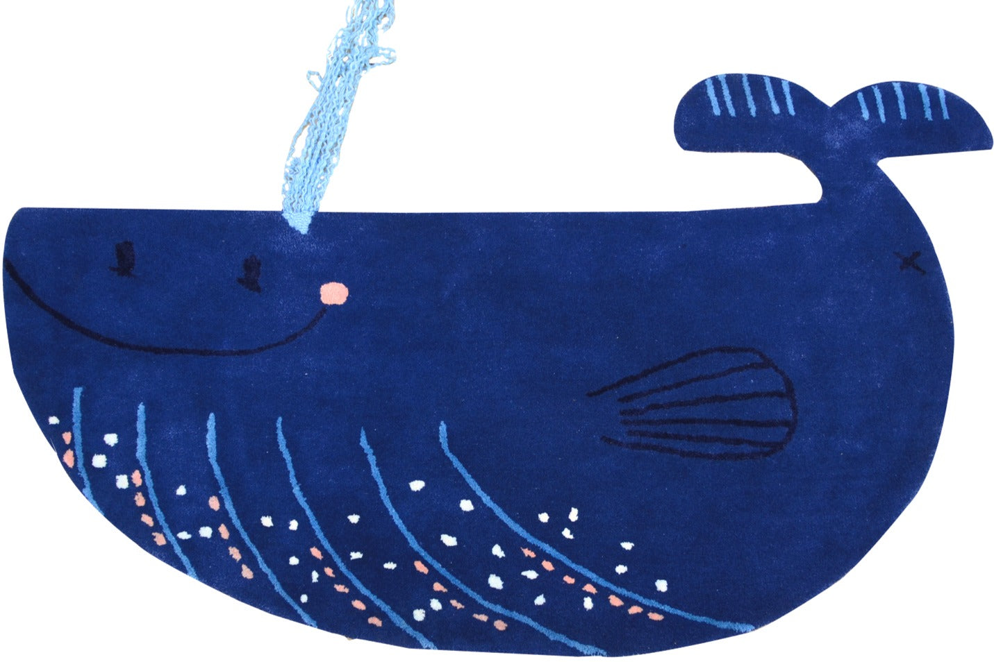 Whale Blue Handmade Rug - The Rugs Story