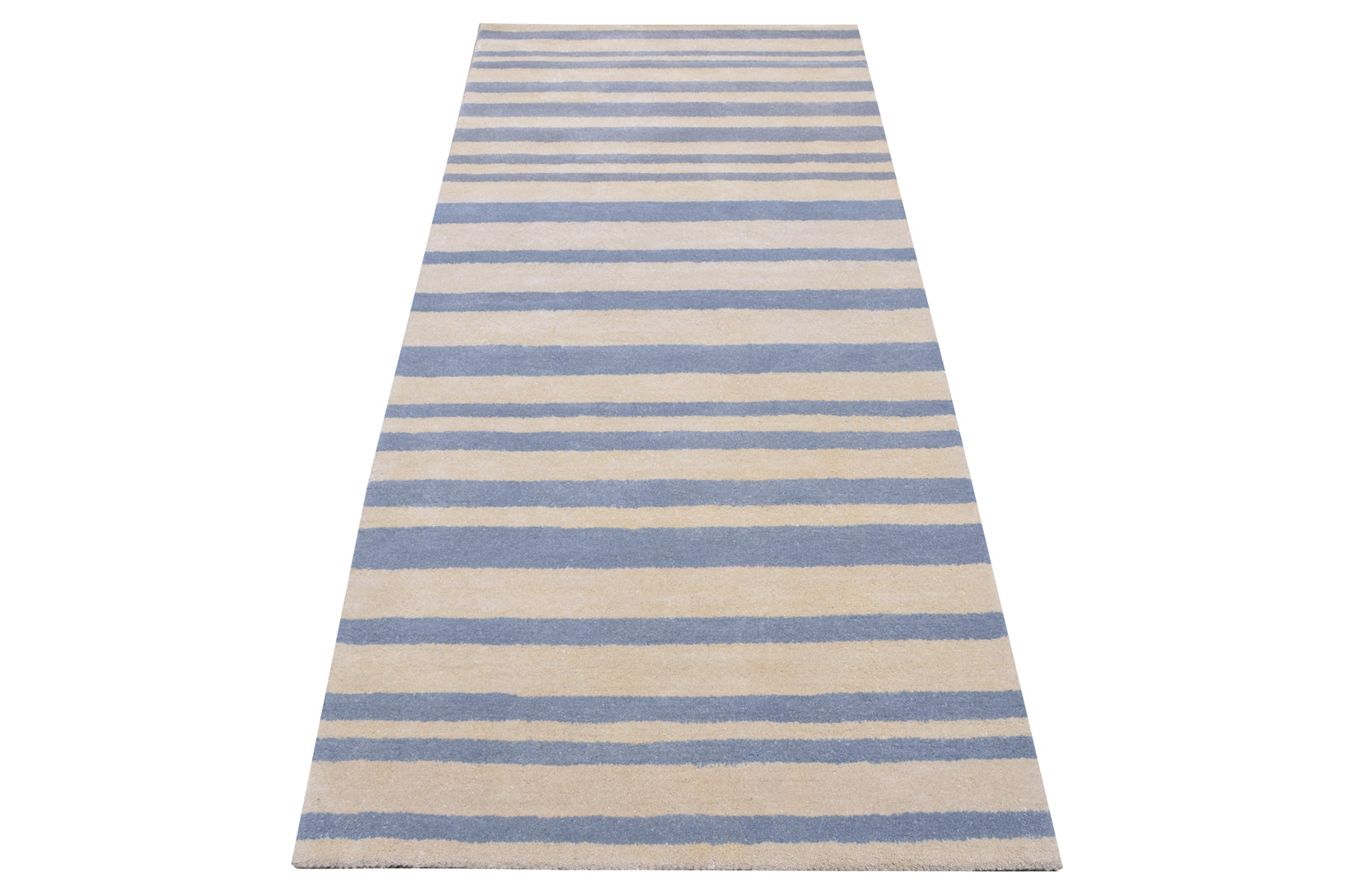 Stripes Wool Handmade Runner Rug - The Rugs Story