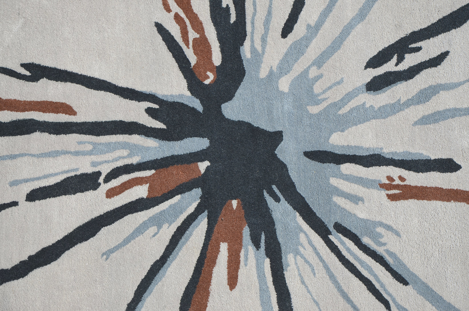 Splatter Round Handmade Rug - The Rugs Story