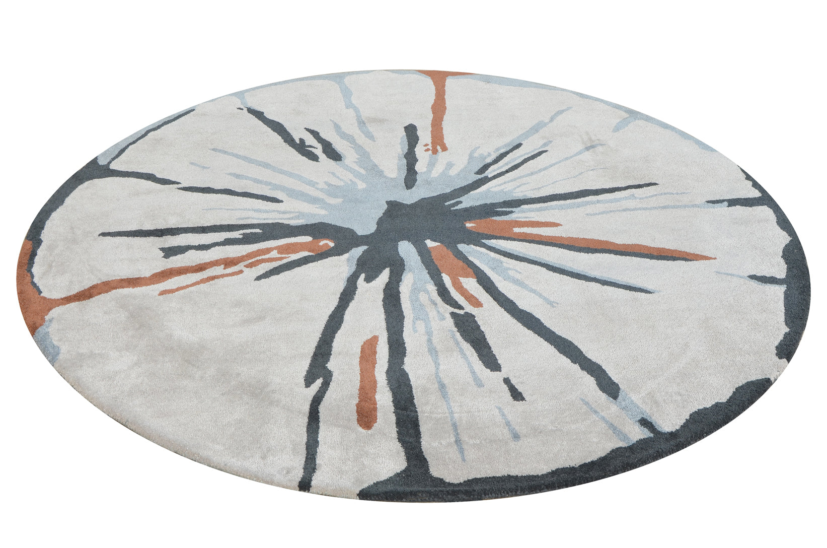 Splatter Round Handmade Rug - The Rugs Story