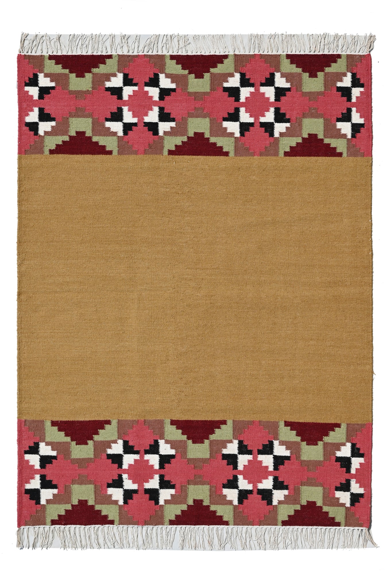Fulkaari Wool Handwoven Dhurrie - The Rugs Story