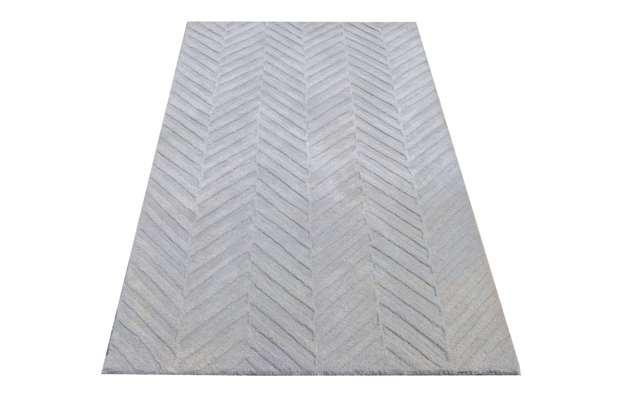 Slate Grey Handmade Rug - The Rugs Story