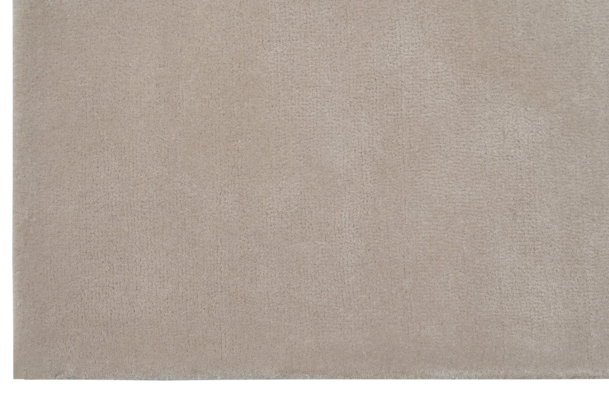 Solid Beige Handmade Rug - The Rugs Story