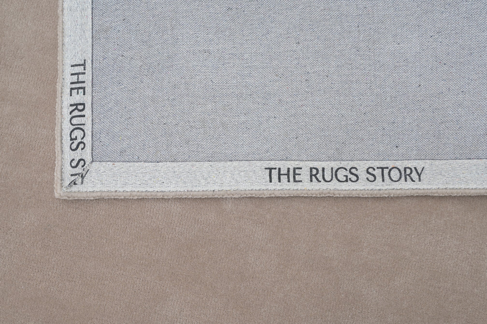 Solid Beige Handmade Rug - The Rugs Story