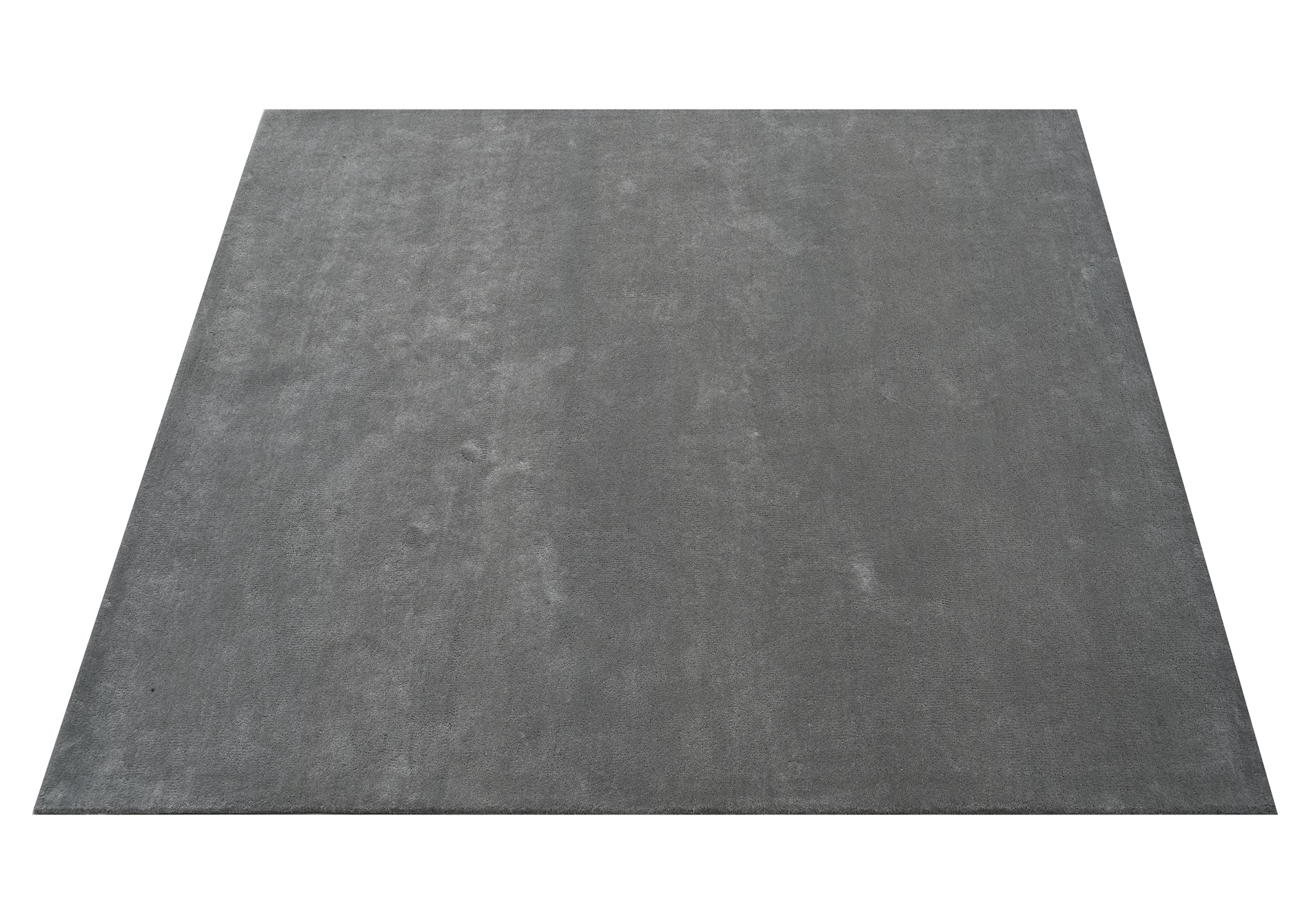 Solid Grey Handmade Rug - The Rugs Story