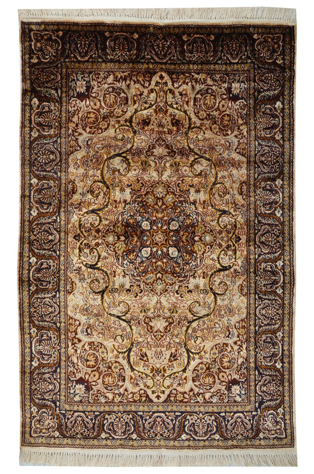 Antique Silk Handknotted Rug - The Rugs Story