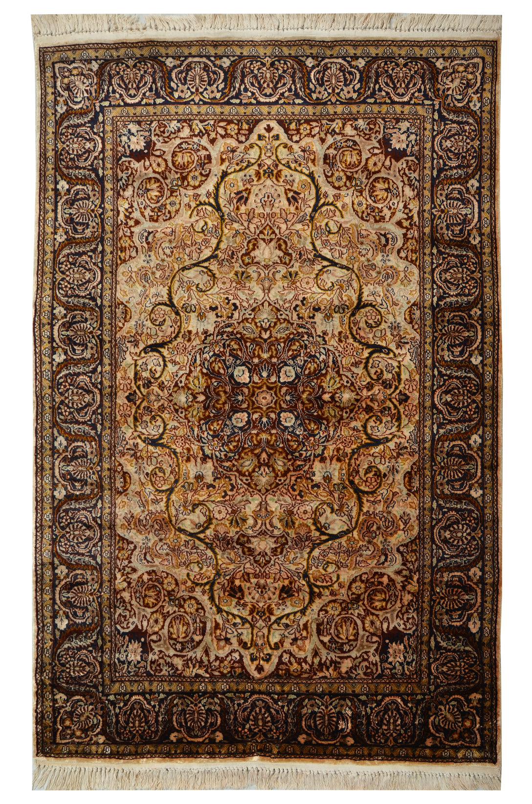 Antique Silk Handknotted Rug - The Rugs Story