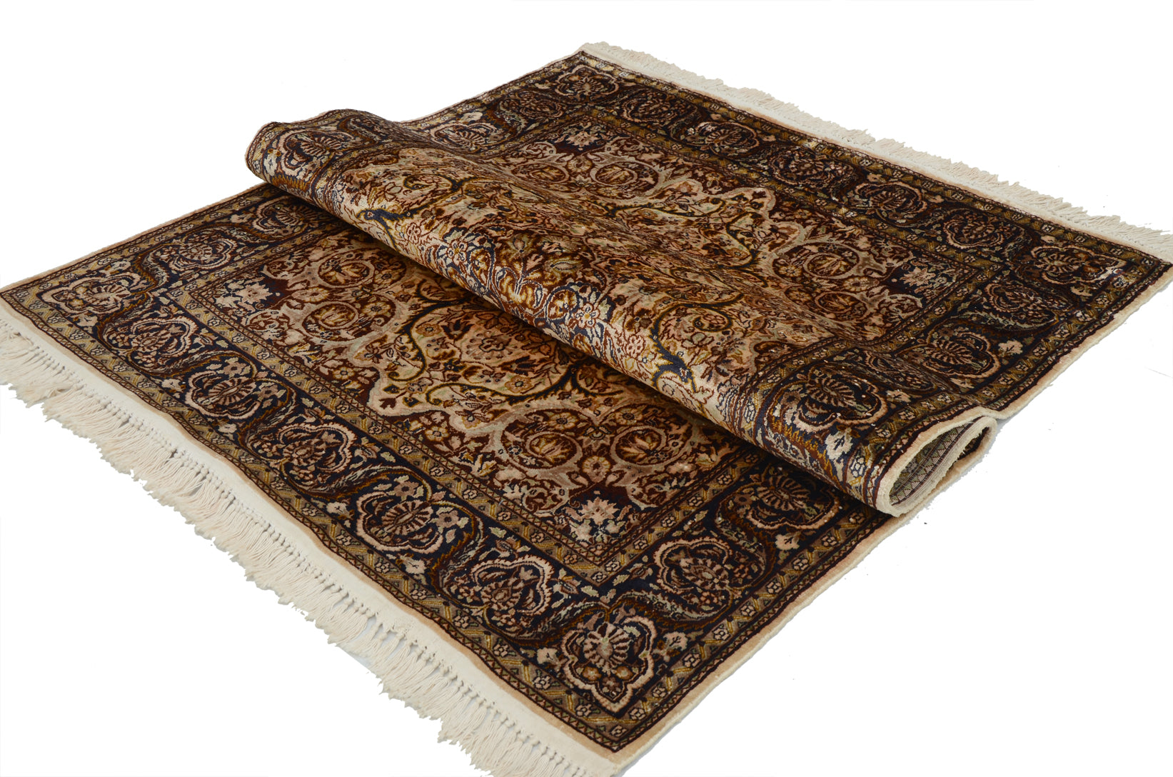 Antique Silk Handknotted Rug - The Rugs Story