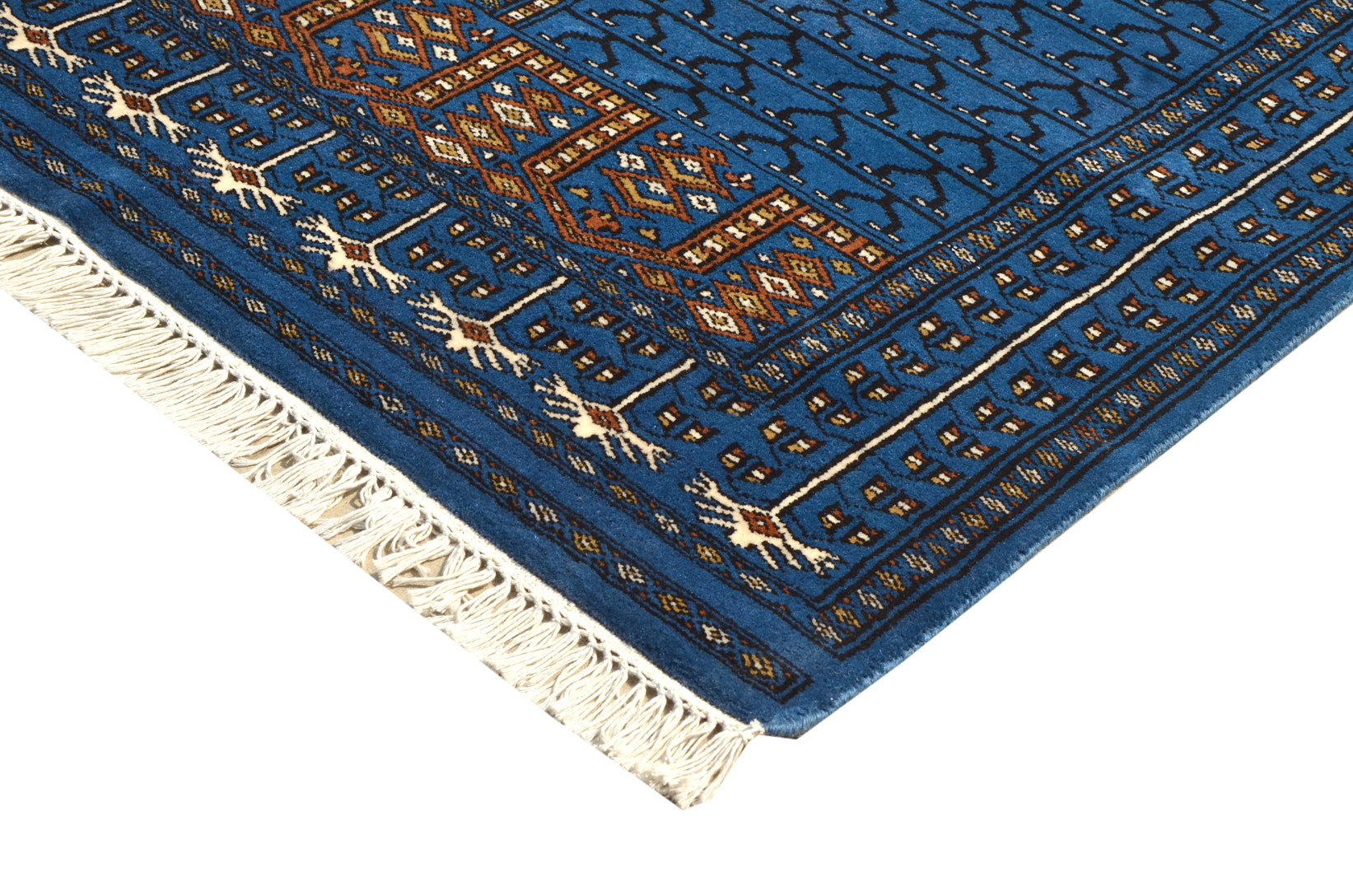 Jaali Blue Handknotted Rug - The Rugs Story