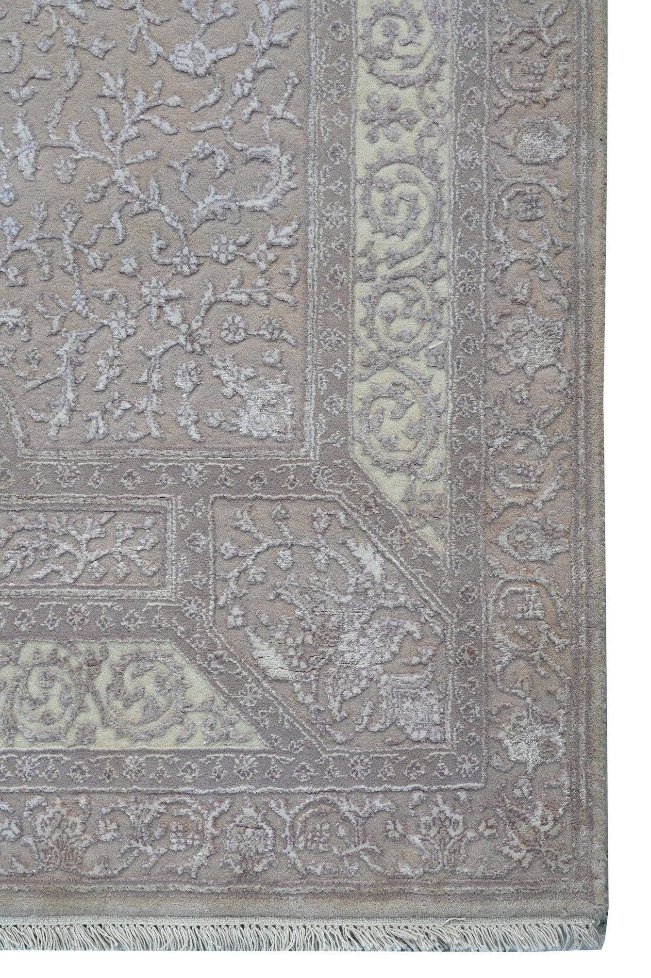 Nain Wool Viscose HandKnotted Rug - The Revival Project - The Rugs Story