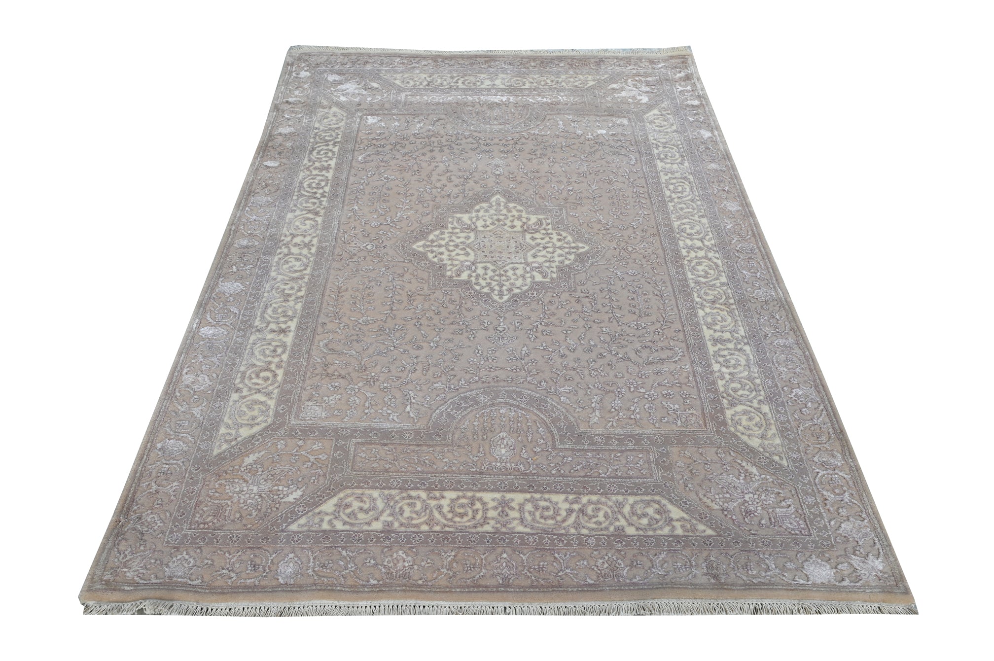 Nain Wool Viscose HandKnotted Rug - The Revival Project - The Rugs Story